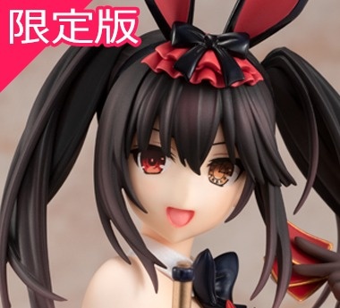 【限定版】『デート・ア・ライブ』 原作版 時崎狂三 バニーVer. 1/7スケールフィギュア KADOKAWAスペシャルセット