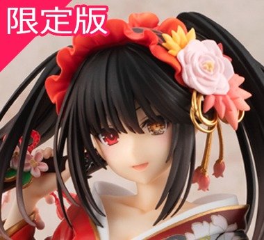【限定版】『デート・ア・ライブ』 原作版 時崎狂三 艶姿 1/7スケールフィギュア KADOKAWAスペシャルセット