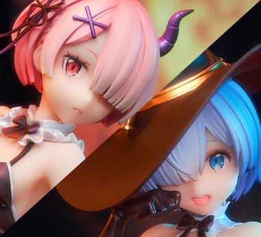 『Re:ゼロから始める異世界生活』 レム 幻夜の魔法使いver. ラム 幻夜の魔法使いver. 2体セット(特典つき)